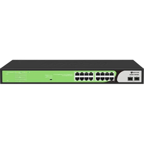 Bdcom switch S1500-16P2ES-H, 2x PoE++ port, 14x PoE+ port, 2x 2.5G port Cene