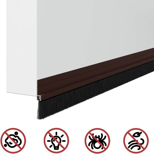  Samoljepljivi pečati za vrata 12 pcs Smeđa 100 cm Slike