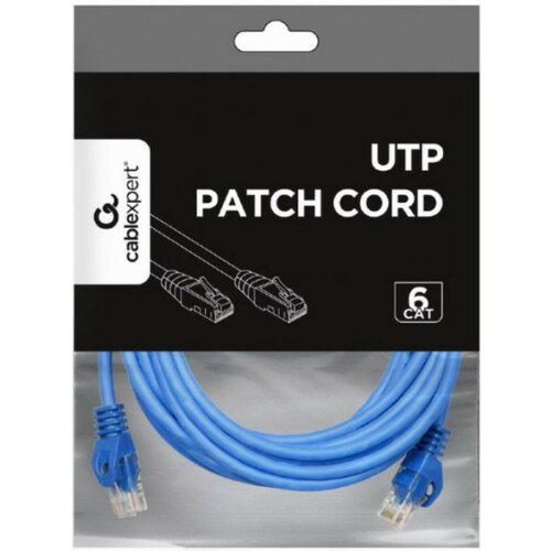 Gembird PP6U-3M/B mrežni kabl, CAT6 UTP Patch cord 3m blue Cene