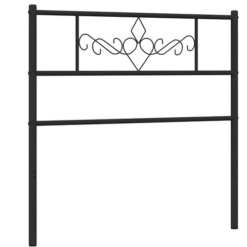  Metalno zamjensko uzglavlje crno 107 cm Slike