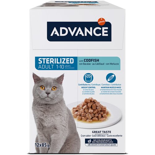 Affinity Advance Advance Feline Sterilized bakalar - 24 x 85 g Cijene