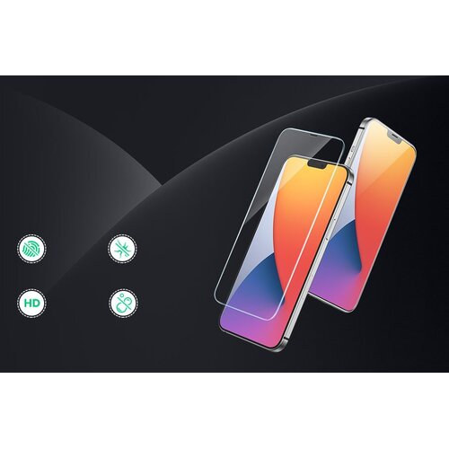 Ugreen 2.5D za&amp;scaron;čitno steklo iz kaljenega stekla za iPhone 12 Pro Max, prozorno Slike