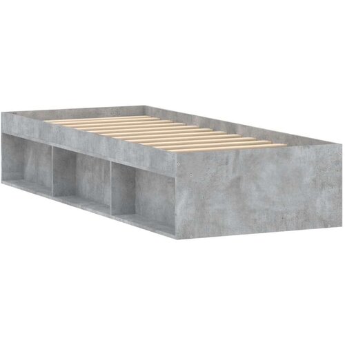  Kreveta boja betona 75 x 190 cm mali za jednu osobu Slike