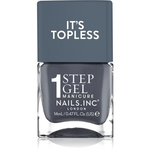 Nails Inc. It&amp;rsquo;s Topless gel lak za nohte za dolgoobstojen učinek odtenek Emily 14 ml Slike