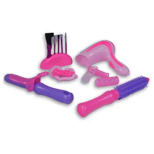 Magic Toys Ružičasti kozmetički set od 7 dijelova s ​​četkicama za &scaron;minkanje, su&scaron;ilom za kosu i priborom Cijene
