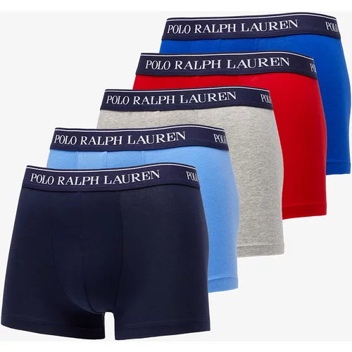 Polo Ralph Lauren stretch cotton classic trunk 5-Pack red/ grey/ royal game/ blue/ navy