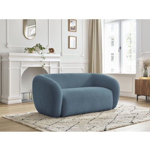 Bobochic Paris Modra sedežna garnitura iz &amp;scaron;enilje 160 cm Celine &amp;ndash; Slike