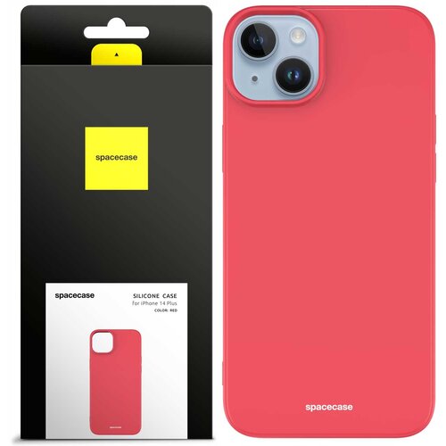 Spacecase SILIKONSKI OVITEK ZA IPHONE 14 PLUS ZAŠČITA ZA TELEFON RDEČA, (21963444) Cene