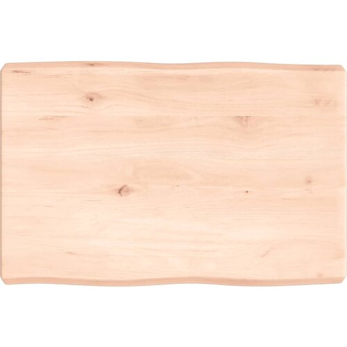 VidaXL Mizna plo&amp;scaron;ča 60x40x6 cm neobdelana trdna hrastovina naraven rob Slike