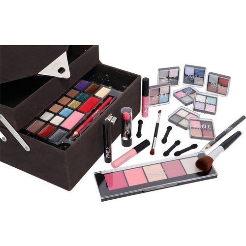 ZMILE COSMETICS Beauty Case Velvety Limited Grey set ličil 80,2 g za ženske Slike