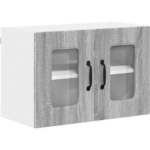 VidaXL zidni kuhinjski ormarić zidne 2 pcs siva sonoma 60 x 31 x 40 cm Slike