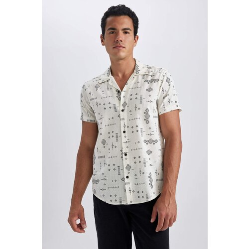 Defacto Slim Fit Cotton Short Sleeve Shirt Slike