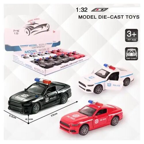 Magic Toys Ford Mustang policijski model automobila koji se uvlači u nekoliko verzija 1/32 Cijene