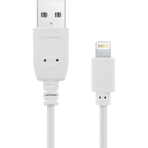 AVIZAR Kabel USB 2.0 za Apple Lightning, hitro polnjenje in sinhronizacijo podatkov 1,2 m - bel, (20618024) Slike