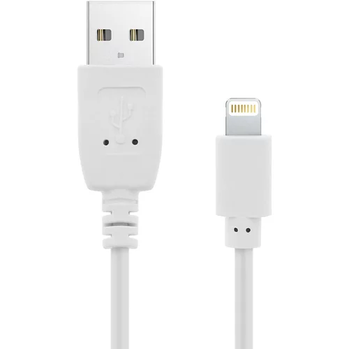 AVIZAR Kabel USB 2.0 za Apple Lightning, hitro polnjenje in sinhronizacijo podatkov 1,2 m - bel, (20618024)