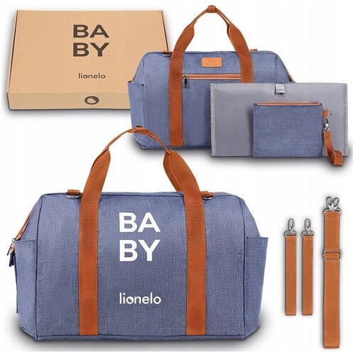 Lionelo torba za mame Ida, Blue Denim Cijene