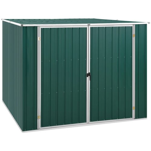 VidaXL Vrtna lopa zelena 195x198x159 cm pocinkano jeklo Slike