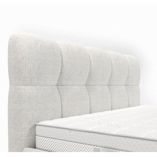 Boxxx OBLAZINJENA POSTELJA 160 cm x 200 cm , tekstil naravne barve Slike