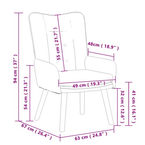  Relaxing Chair Smeđa Tkanina Slike