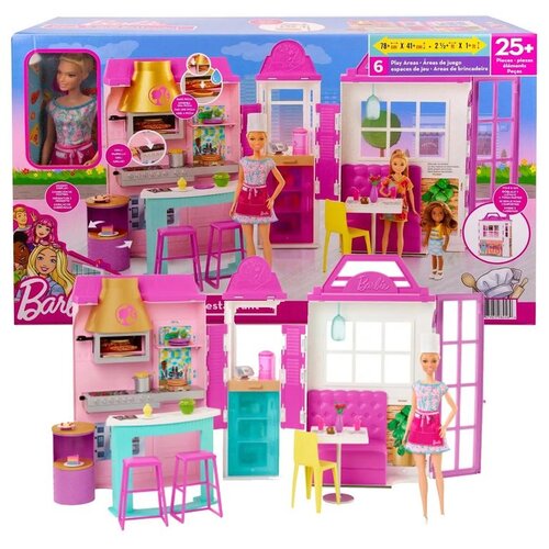 Barbie restoran set za igru kuhanja i ro&scaron;tilj s lutkom Cijene