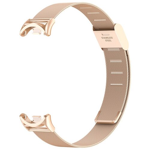 INF Kovinski pa&scaron;ček, združljiv z Xiaomi Mi Band 8/9/10 - vzmetna zasnova PinkGold, (5000074096) Cene