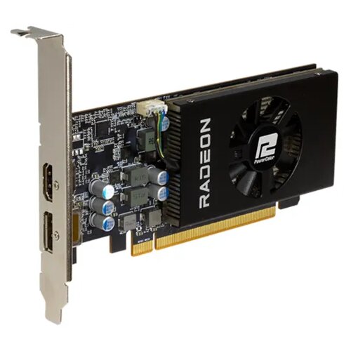 PowerColor DH AMD/4GB/GDDR6/64bit/crna-Grafička karta AXRX 6400 LP 4GBD6 Slike