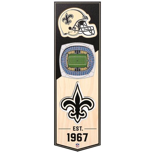Drugo New Orleans Saints 3D Stadium Banner slika Slike