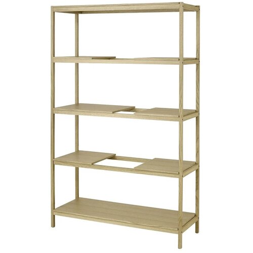 Blomus Regal v hrastovem dekorju v naravni barvi 105x170x40 cm Sukoya &amp;ndash; Slike