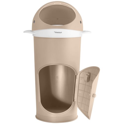 Kindsgut Bež plastičen ko&amp;scaron; za plenice 25 l Whale &amp;ndash; Slike