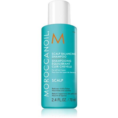 Moroccanoil Scalp Balancing Shampoo pomirjujoči &amp;scaron;ampon za mastne lase proti prhljaju 70 ml Slike