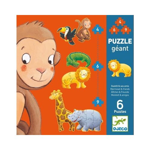 Djeco Sestavljanka - opice in prijatelji Cene