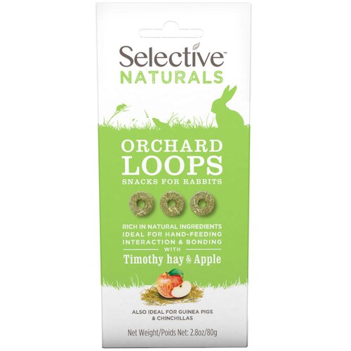 Selective Naturals Orchard Loops za kuniće - 80 g Cijene