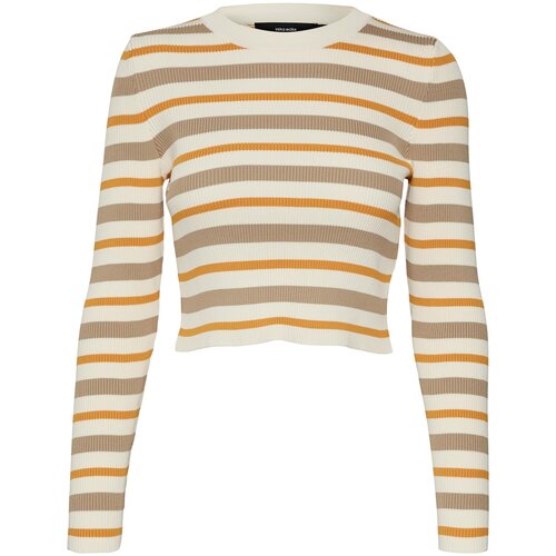 Vero Moda Pulover &amp;#039;ANITA&amp;#039; konjak / mokka / pastelno rumena Slike