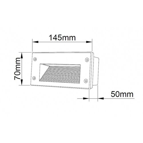 Bb Link led svetiljka JM-041 zidna ugradna bela 3W 3000K IP54 Slike