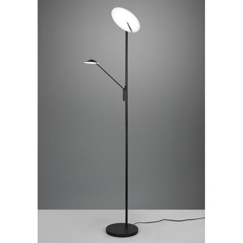  Mat črna LED zatemnitvena stoječa svetilka (vi&amp;scaron;ina 180 cm) Brantford &amp;ndash; Slike