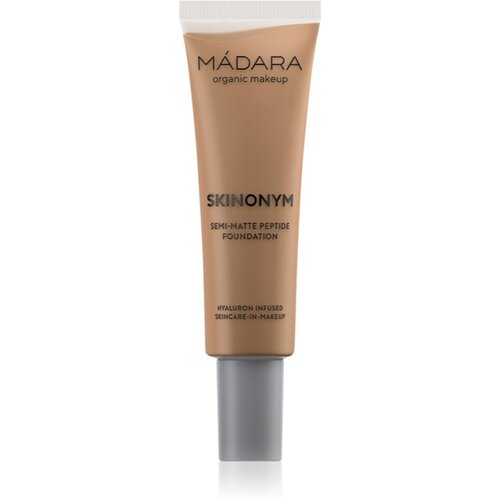 MÁDARA Skinonym Semi-Matte Peptide dolgoobstojen tekoči puder s peptidi odtenek #70 Caramel 30 ml Cene