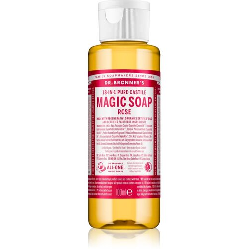 DR. BRONNER&amp;#039;S Rose tekući univerzalni sapun 100 ml Slike