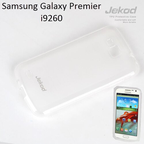  Gumijasti / gel etui Jekod za Samsung Galaxy Premier i9260 - beli Cene