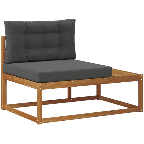  Set vanjskih sofa Prirodna i antracit Slike