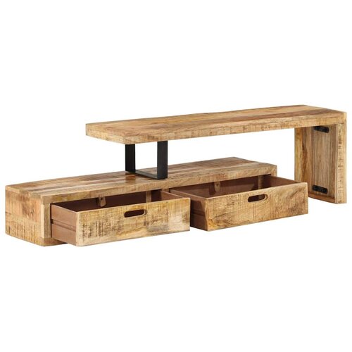  stalak (118-200) x 30 x 40 cm Masivno drvo boje manga Slike