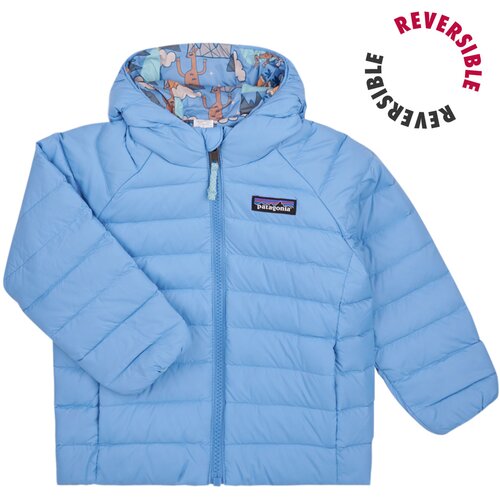 Patagonia Puhovke BABY REVERSIBLE DOWN SWEATER HOODY Modra Slike