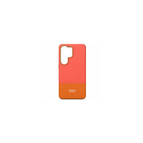  ONES maskica Samsung S26 Ultra Business Leather Orange-Burnt Orange Slike