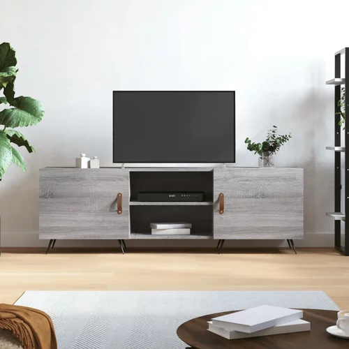 vidaXL TV omarica siva sonoma 150x30x50 cm inženirski les