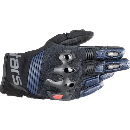 Alpinestars Halo Leather Gloves Dark Blue/Black L Rukavice