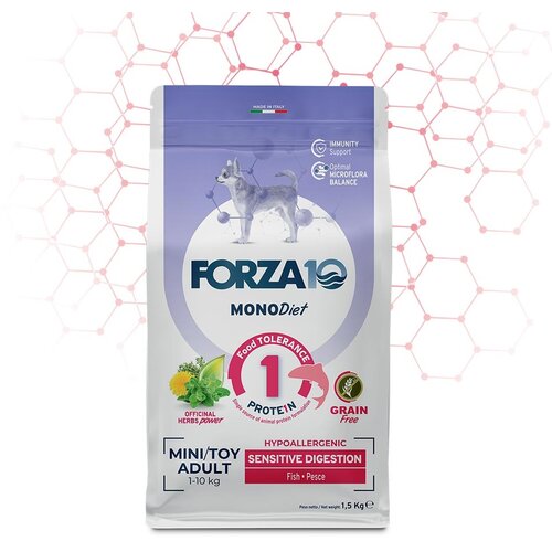 Forza 10 FORZA10 MonoDiet Mini/Toy Adult Sensitive Digestive Fish 1.5kg Cene