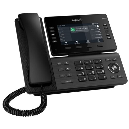 Gigaset P855BW IP PRO DECT telephone Black Slike