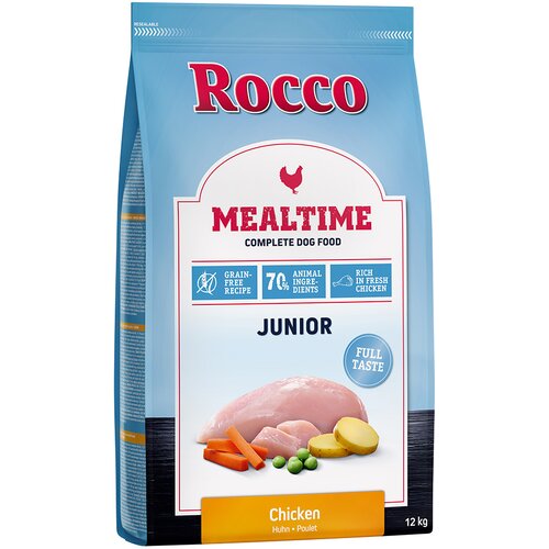  Varčno pakiranje Rocco Mealtime 2 x 12 kg Junior pi&scaron;čanec Cijene