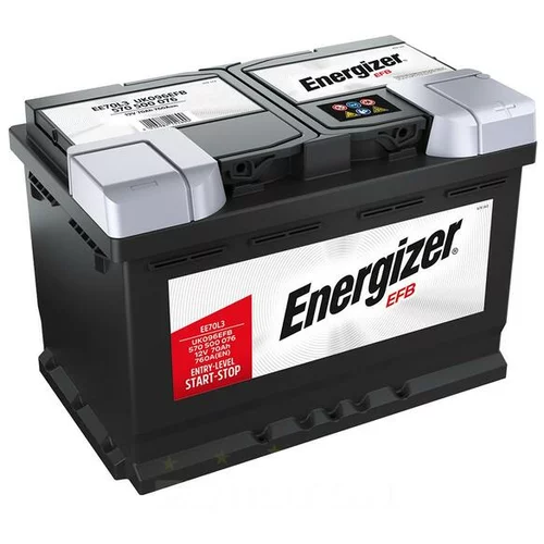 Energizer akumulator Premium EFB, 70AH, D, 760A, 680551, EE70L3