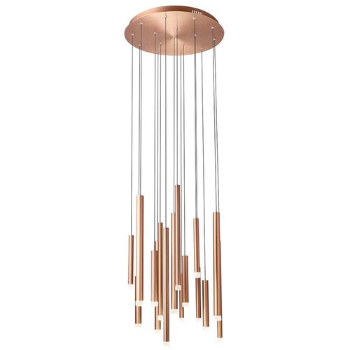  Redo 01-2059 - LED luster na sajli MADISON 16xLED/4W/230V u boji bakra Cene