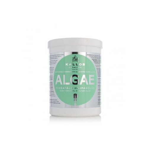 Kallos Cosmetics algae maska za jačanje o&amp;scaron;tećene kose 1000 ml Slike